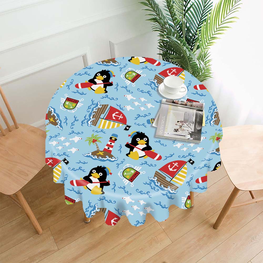 Round Tablecloth Lace Trim Free Shipping