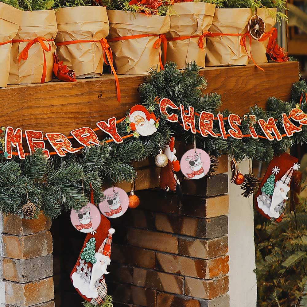 Ceramic Round Ornament Single Sided
