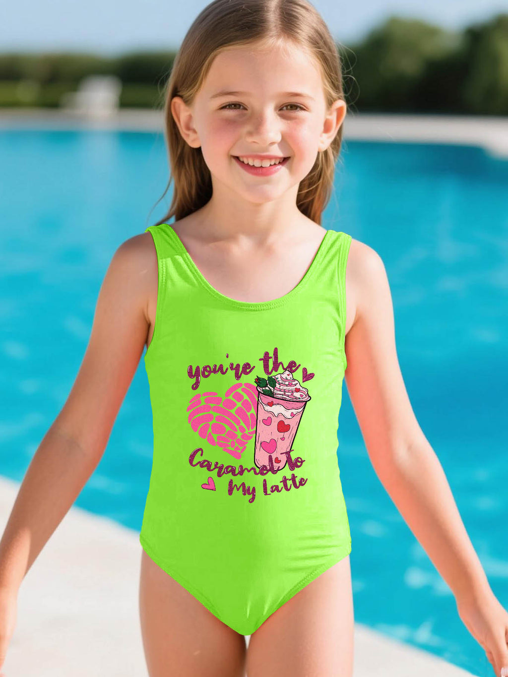 Girls Full Body Swimsuit Tbb001 Free Ship