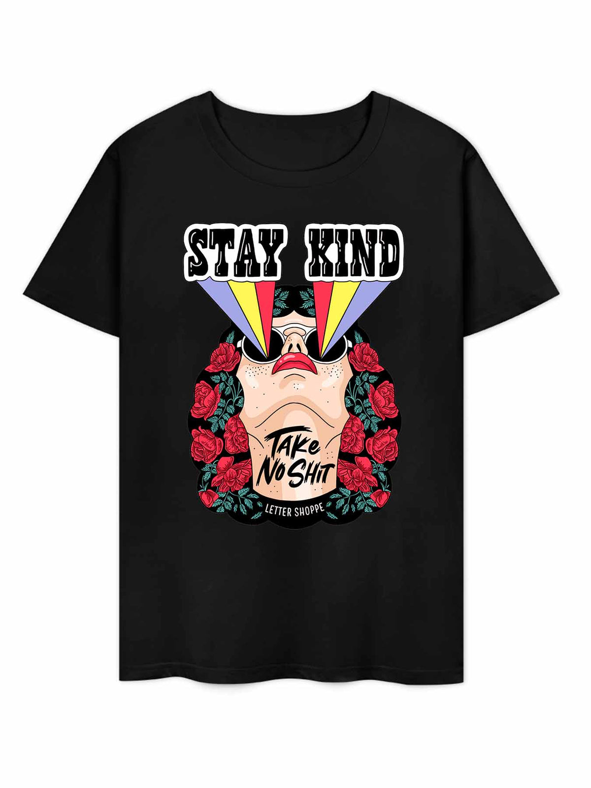 Cotton Short Sleeve T Shirt Single Sided Print