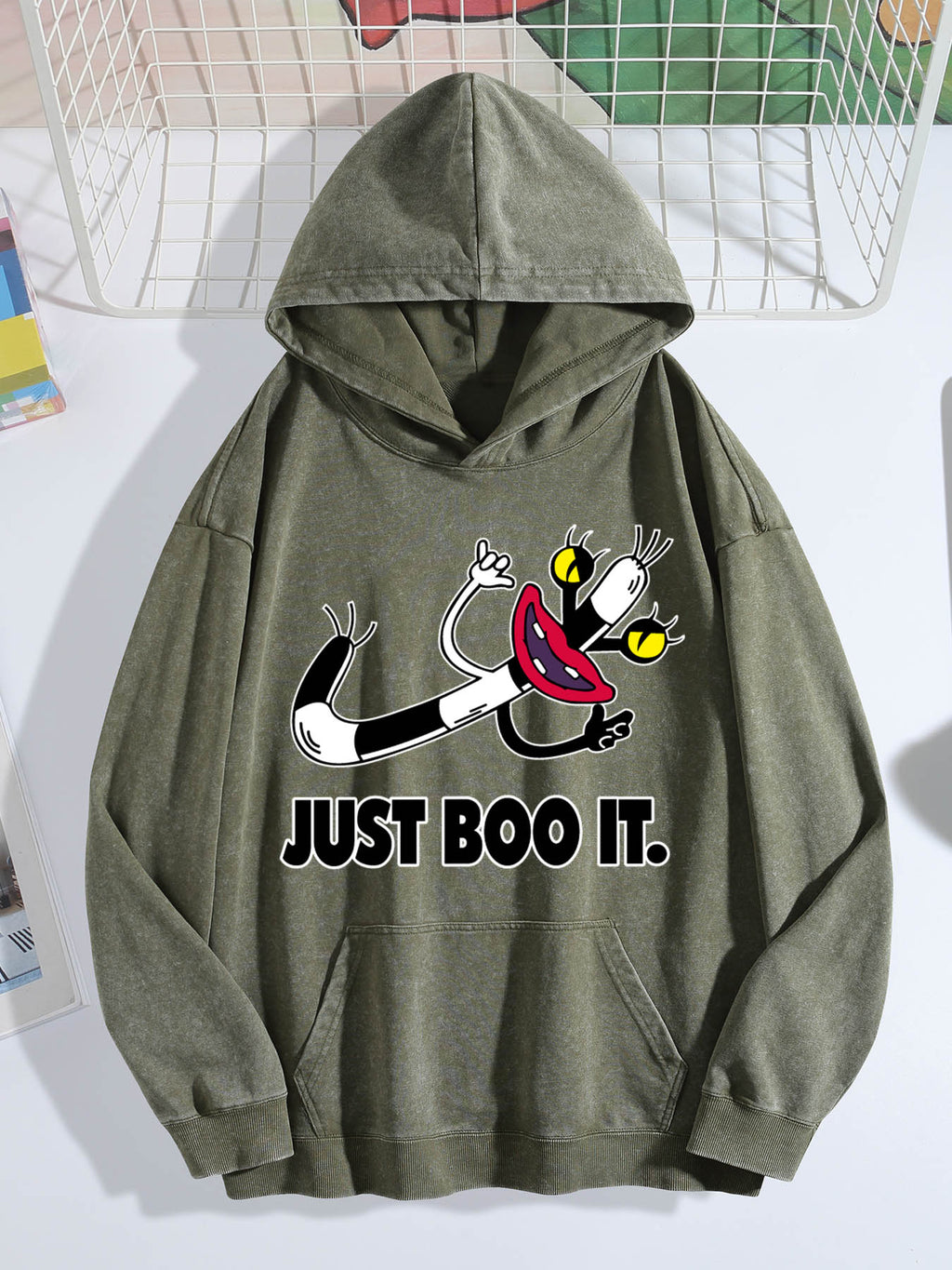 Faded Hoodie Single Sided Print Tbb001