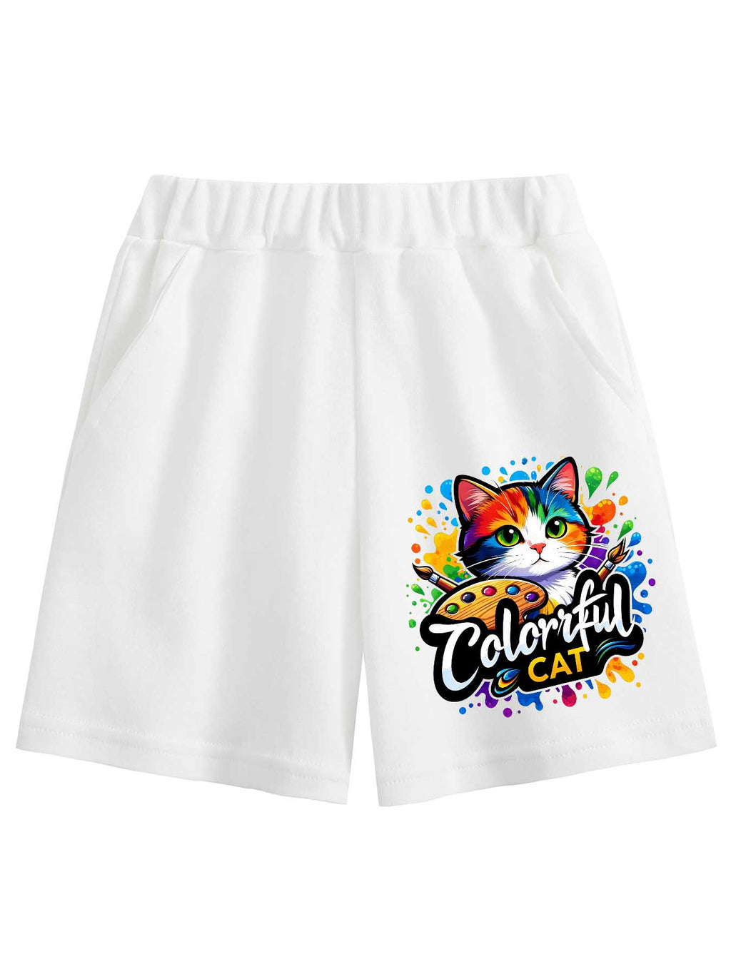 Kids Shorts Single Sided Print Tbb001
