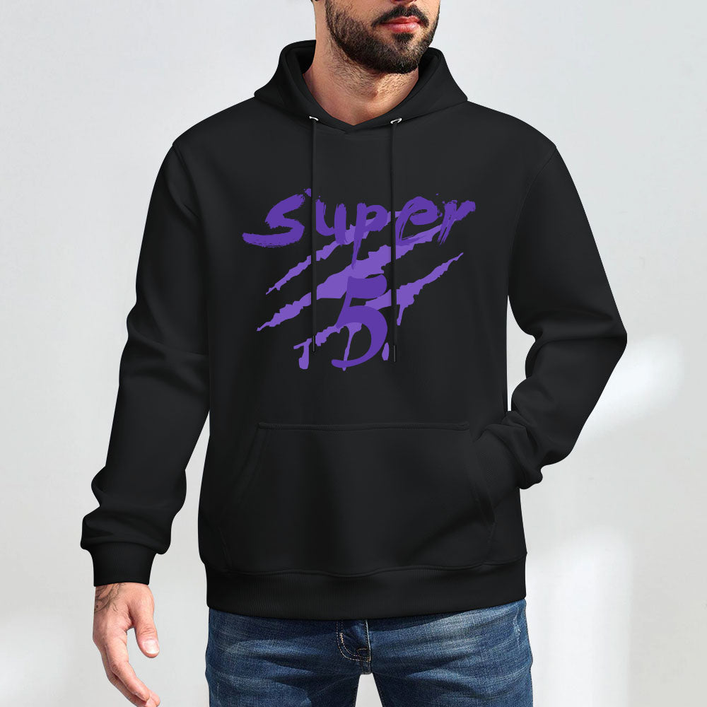 Fleece Lined Hoodie Single Sided Print