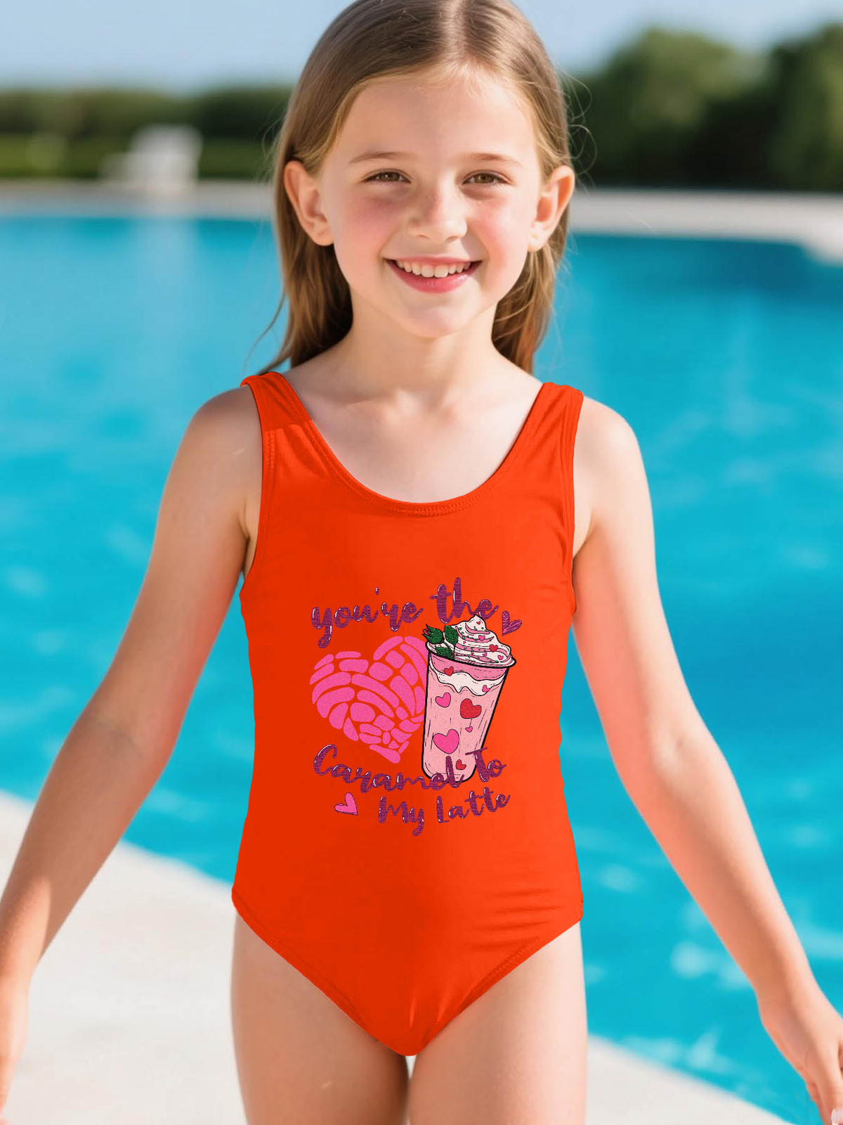 Girls Full Body Swimsuit Tbb001 Free Ship