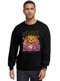 Front Print Round Neck Sweatshirt Tbb001 Japanese