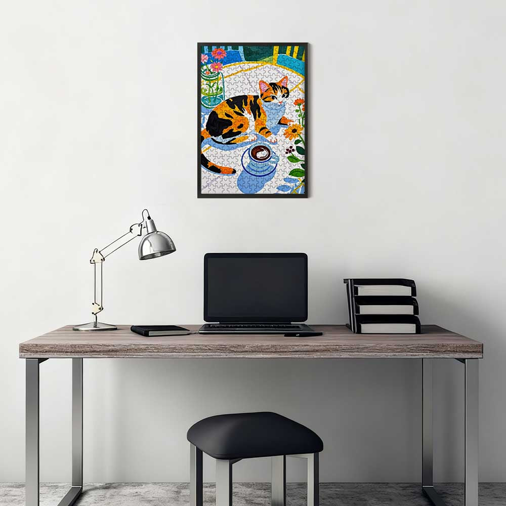 Wooden Puzzle Vertical Single Image