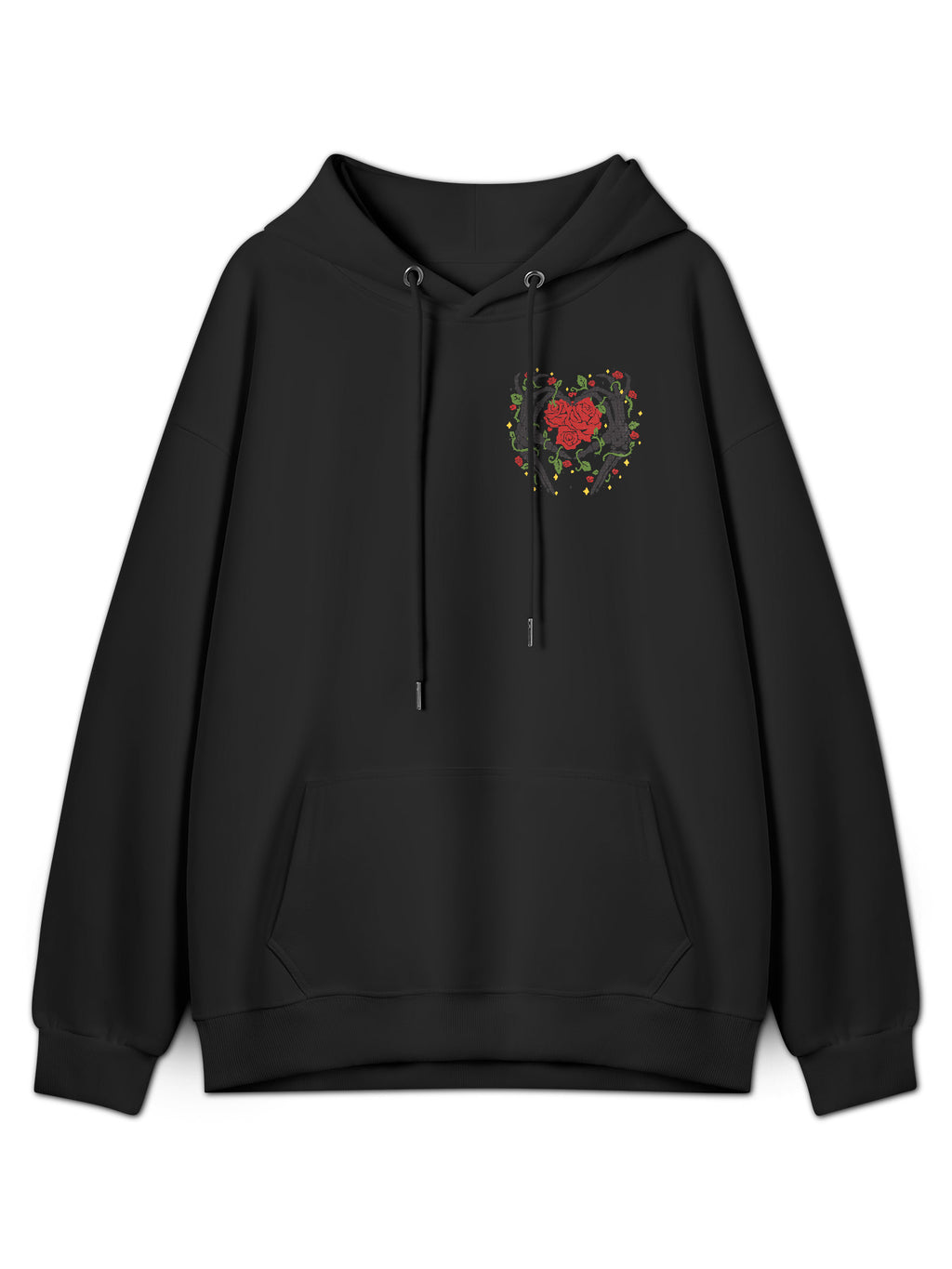 Left Chest Print Hoodie Japanese Direct Ship