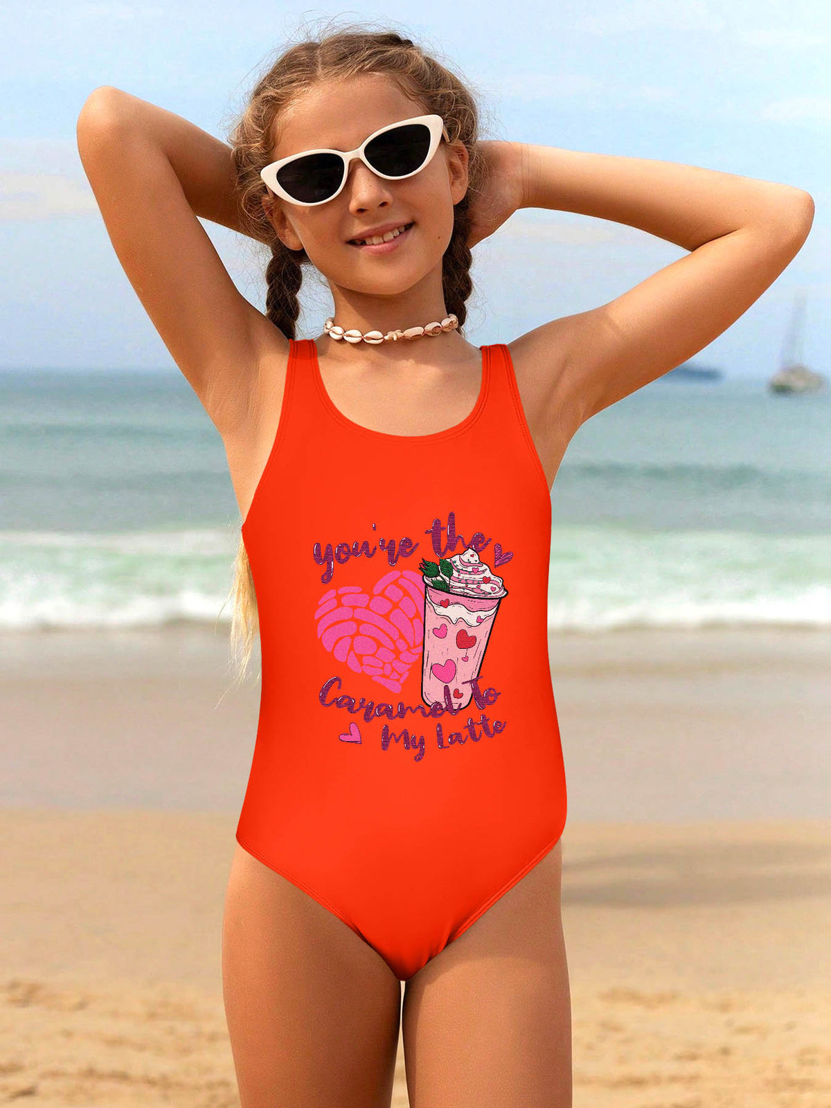 Girls Full Body Swimsuit Tbb001 Free Ship