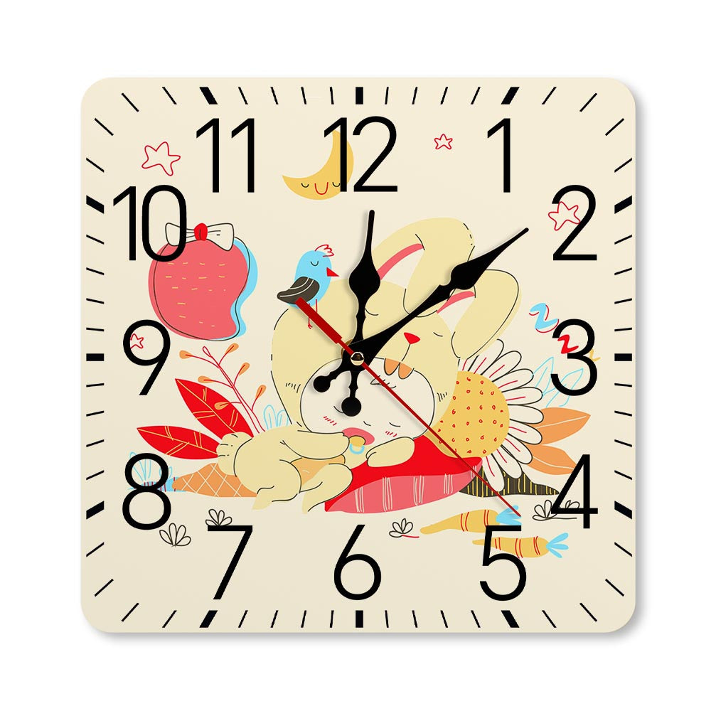 Square Wall Clock 25x25 Mexican Tbb001