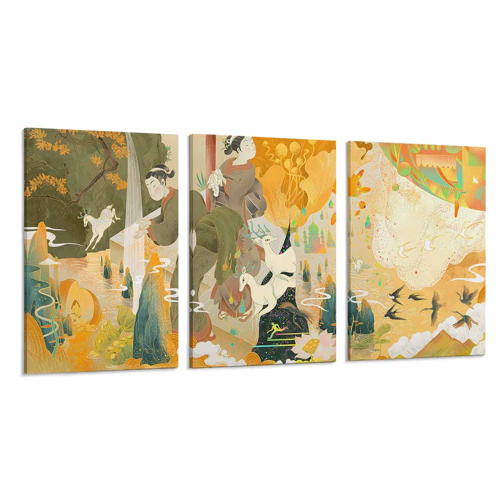 Decorative Frame Painting Vertical 2 3 Ratio