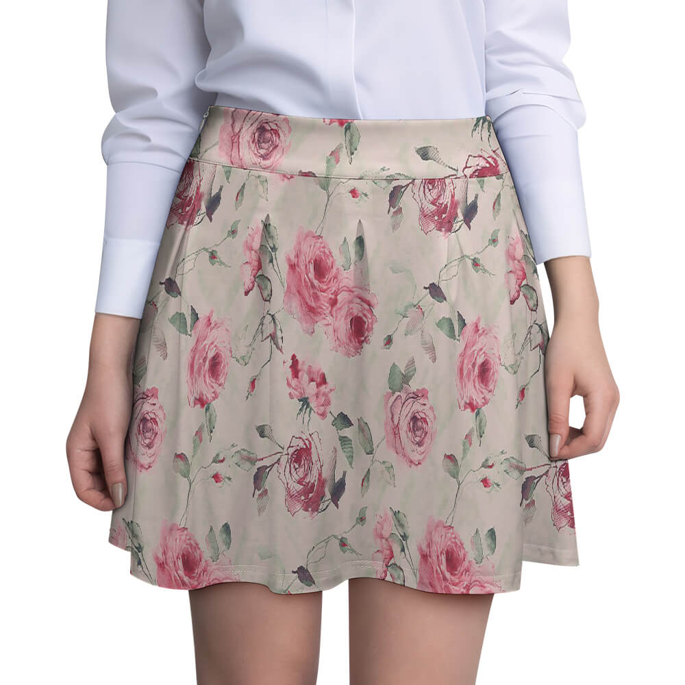 Women's Invisible Zipper High-waist Skirt Yxq