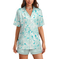 Women's Short Sleeve Pajama Set Lm093