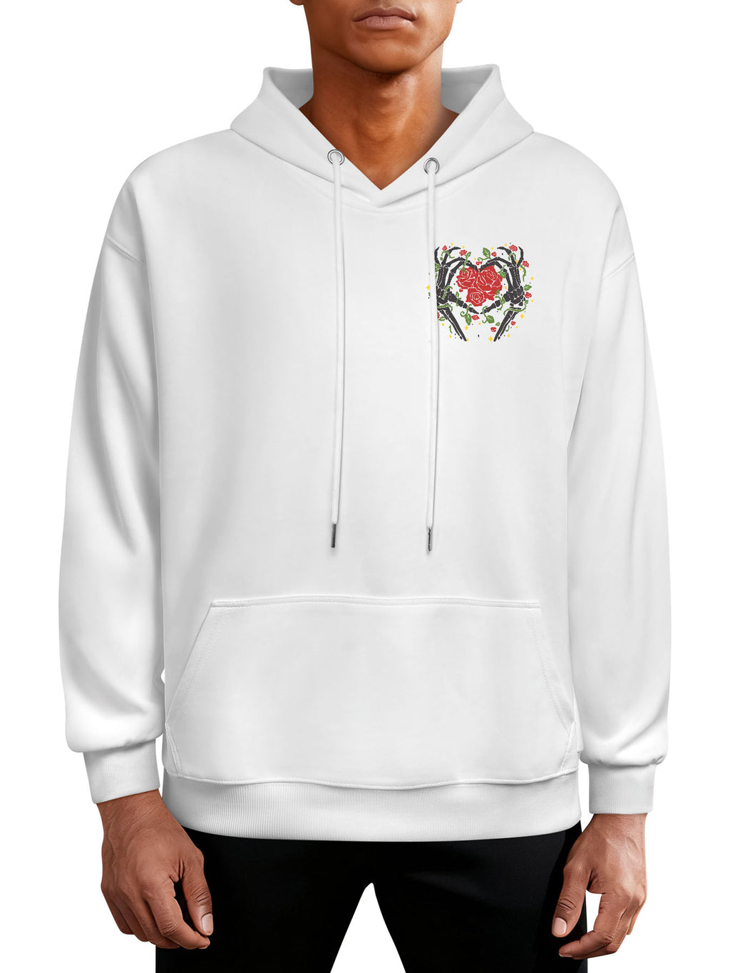 Left Chest Print Hoodie Japanese Direct Ship