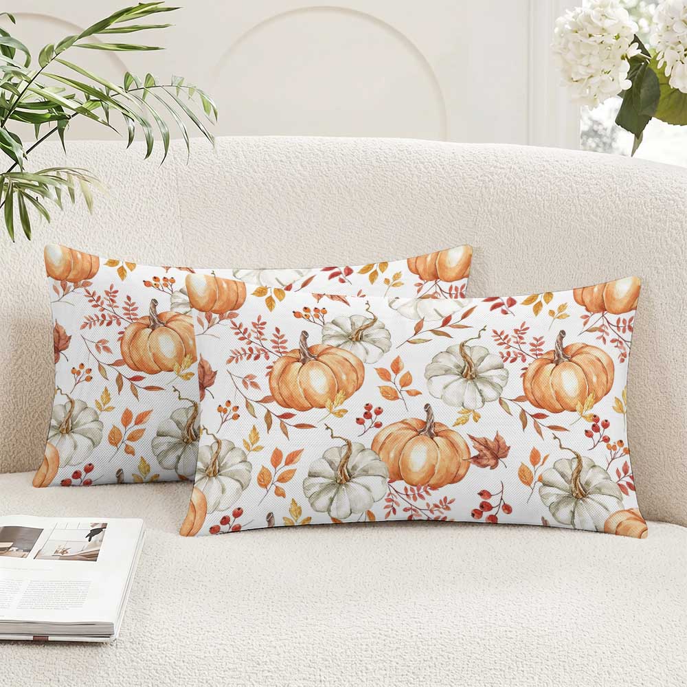 Flax Fabric Pillow Cover