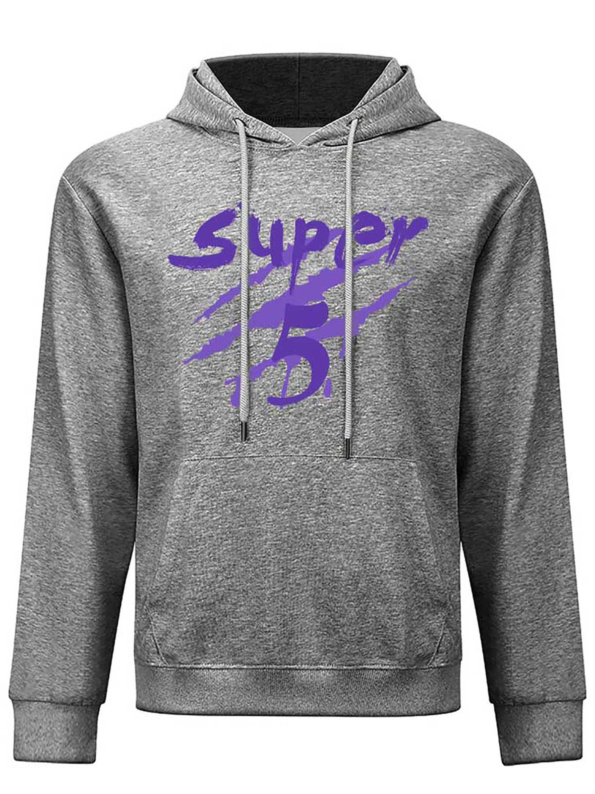 Fleece Lined Hoodie Double Sided Print Tbb001