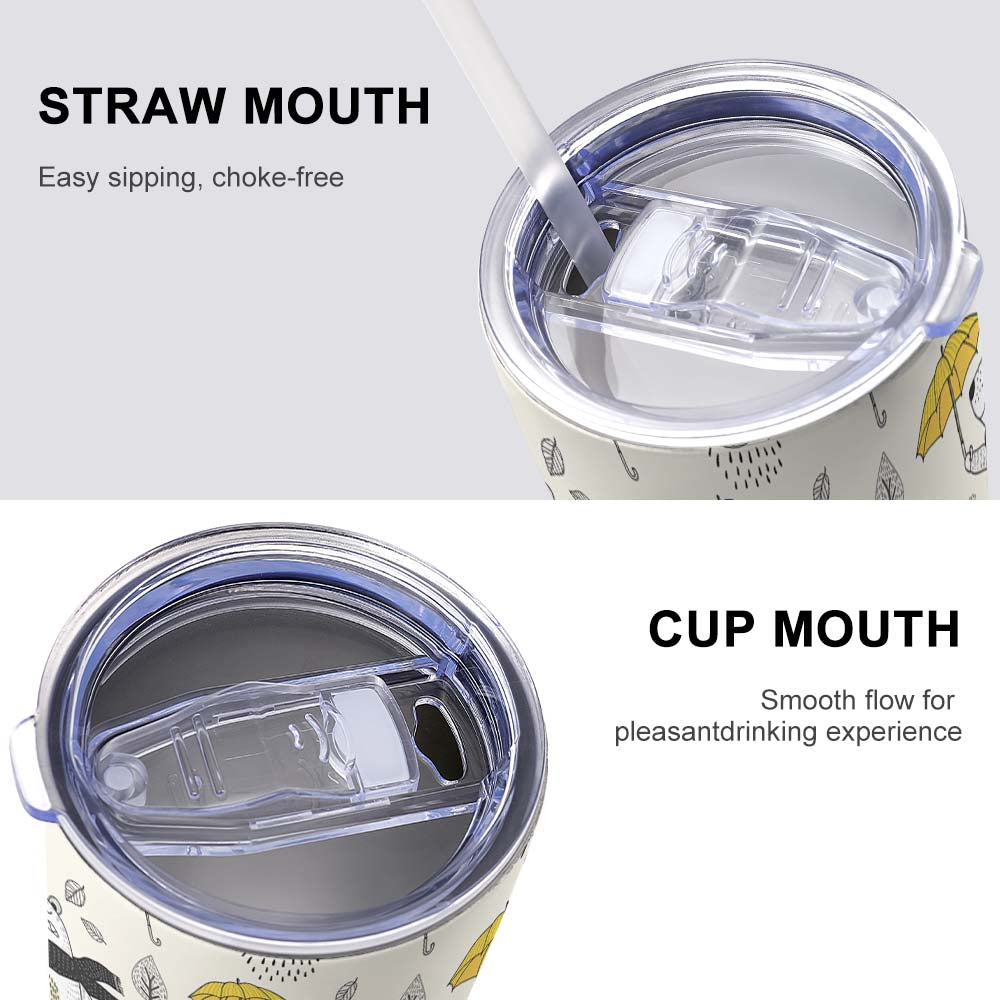 Silver Rim 20oz Auto Cup Tbb001