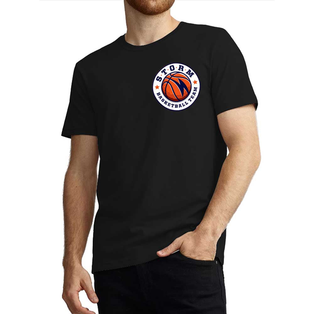 Uk & Eu Size 100% Cotton T-shirt (with Chest Heat Transfer Print) – Shipping Not Included