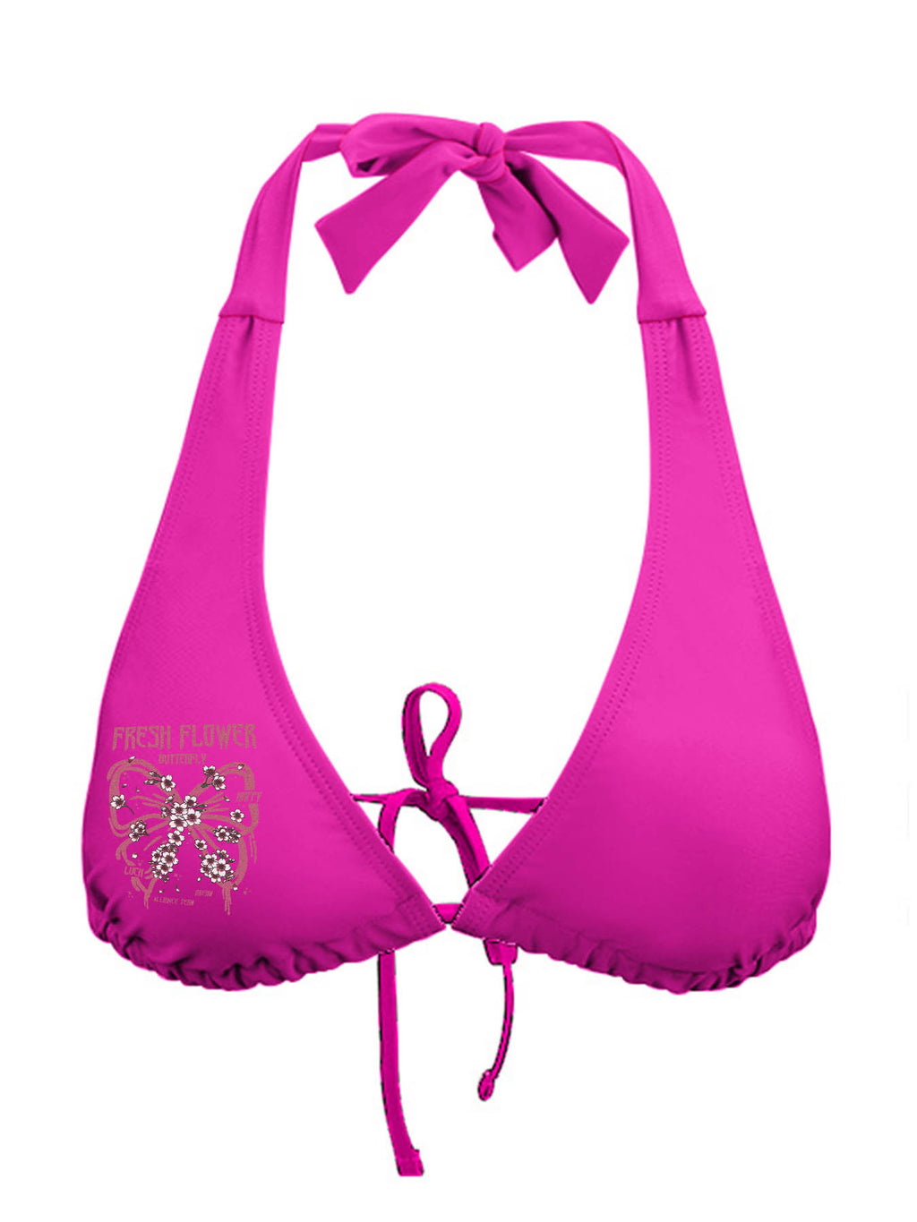 Women Bikini Top Double Sided Print