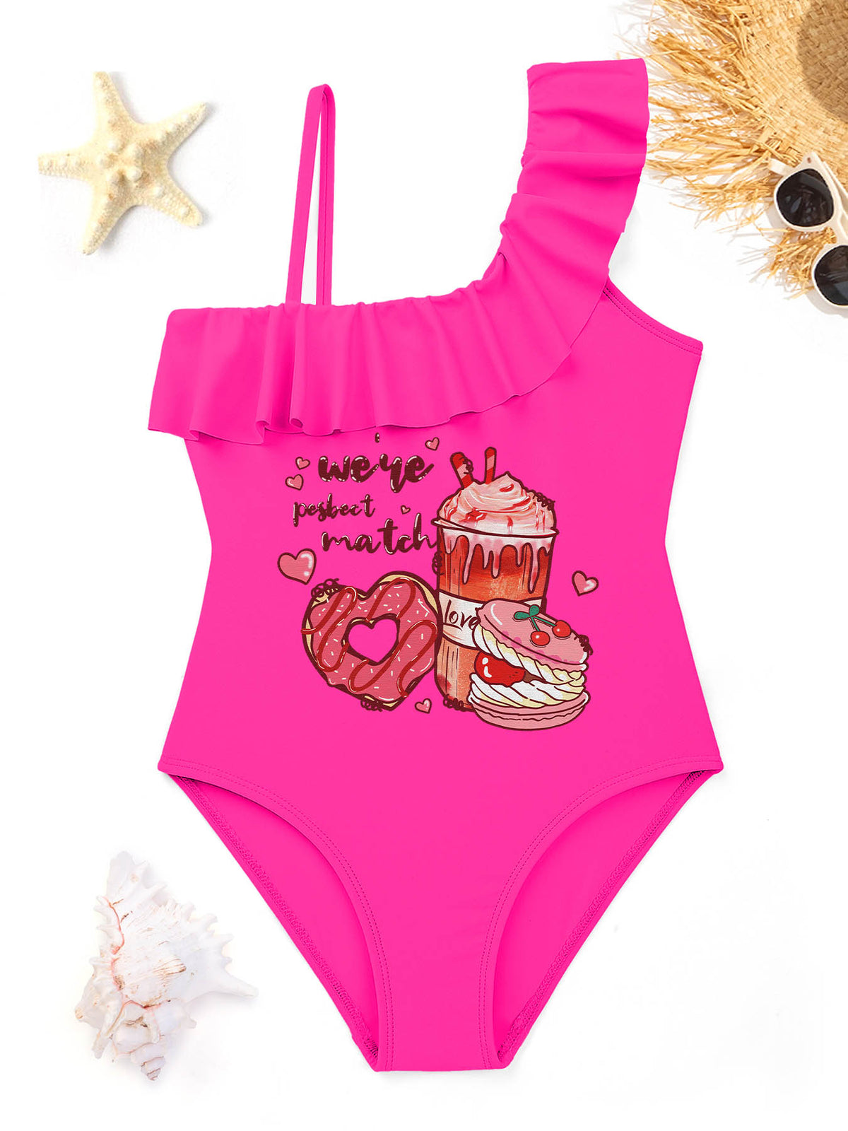 Girls Ruffled Swimsuit Free Shipping Usa Only