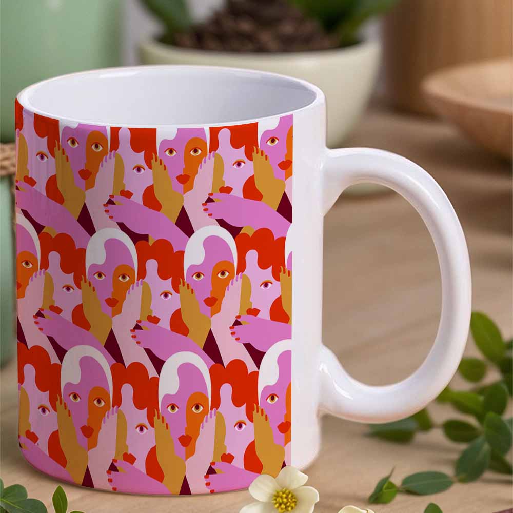 Full Color Print White Mug Tbb001 Us Ship