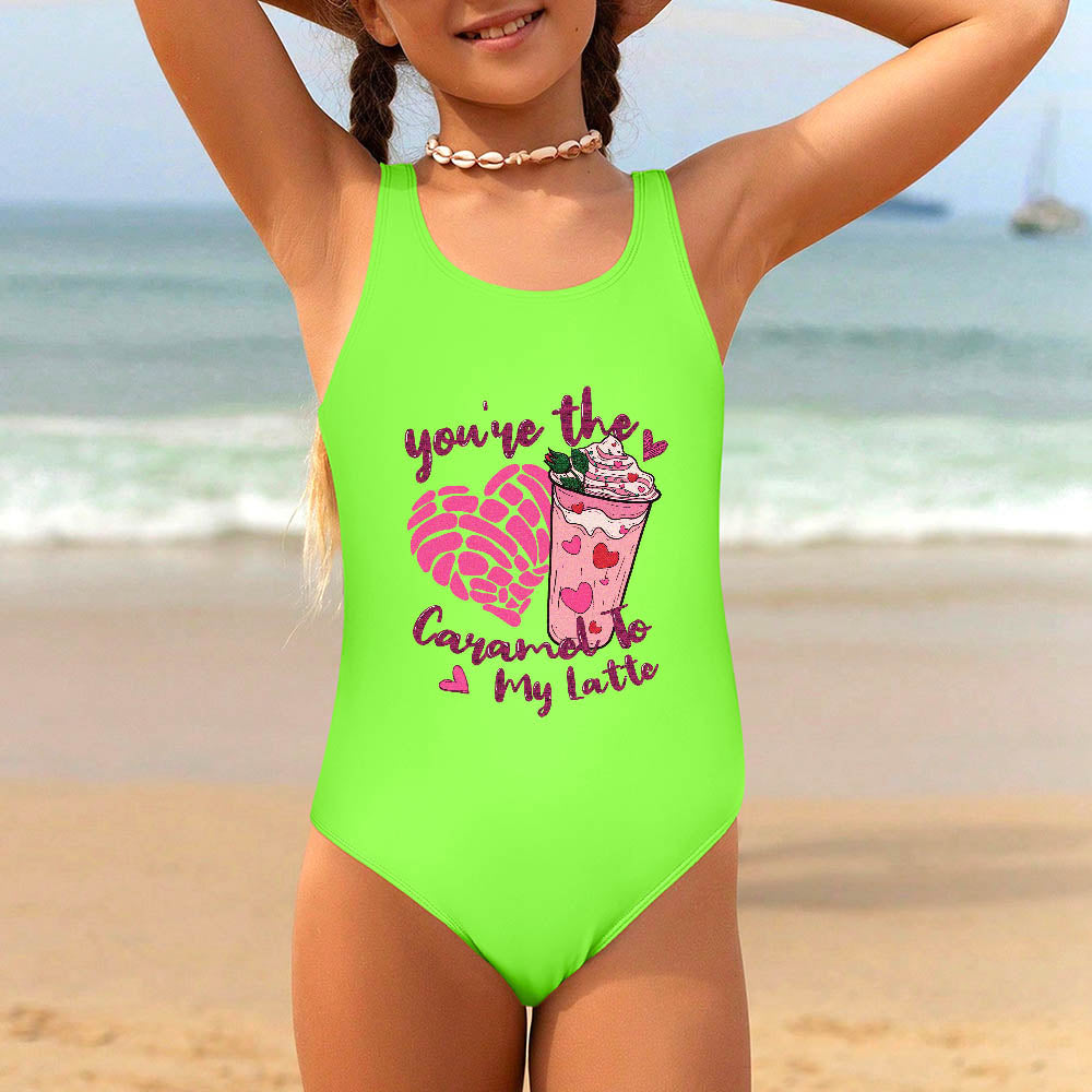 Girls Full Body Swimsuit Tbb001 Free Ship