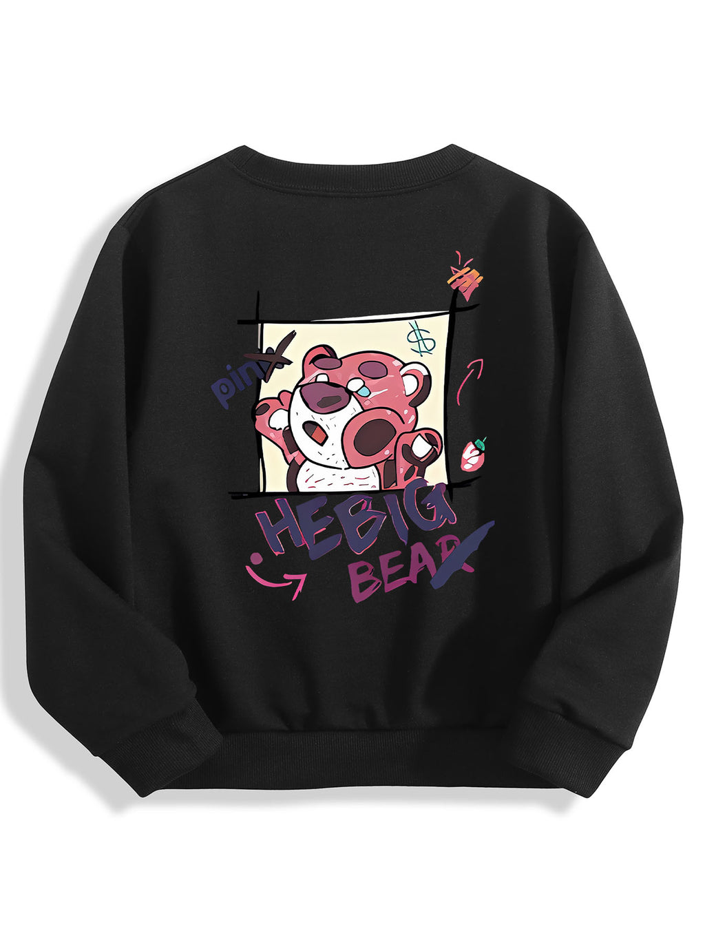 Kids Fleece Pullover Single Sided Print