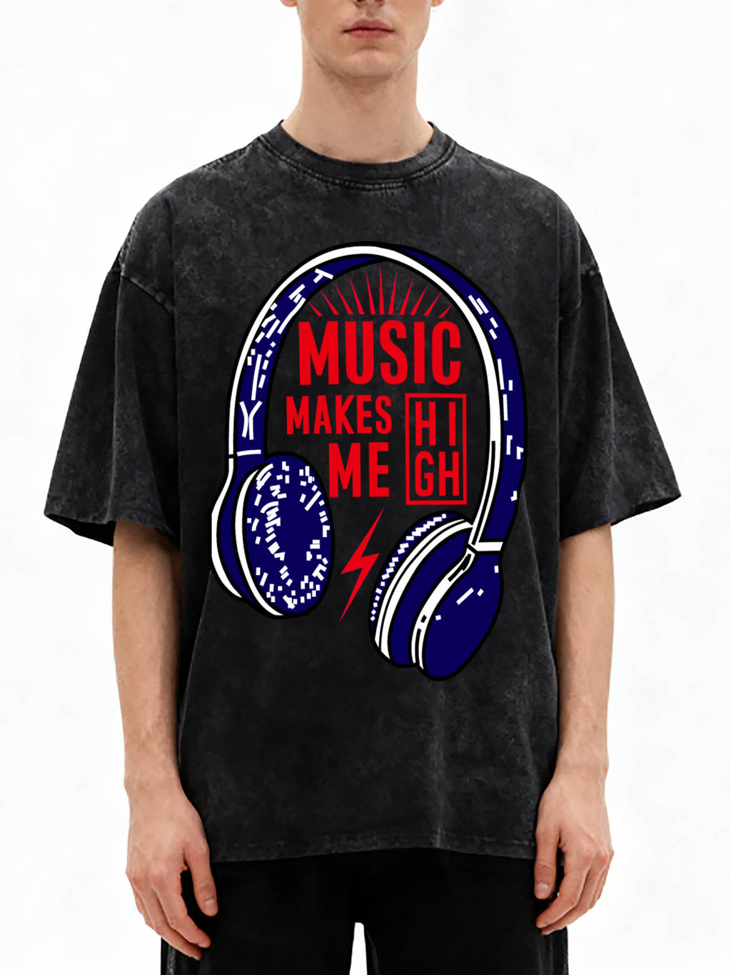 Washed T-Shirt - Single Print