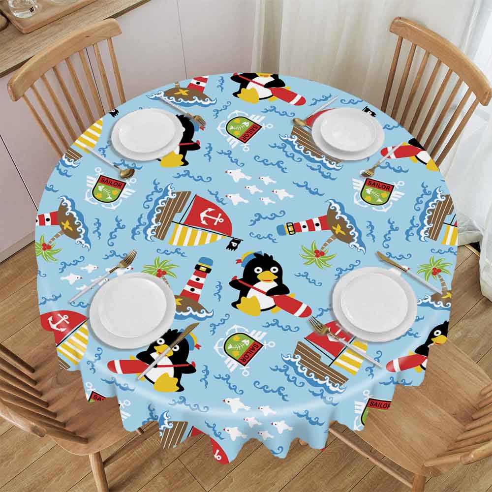 Round Tablecloth Lace Trim Free Shipping