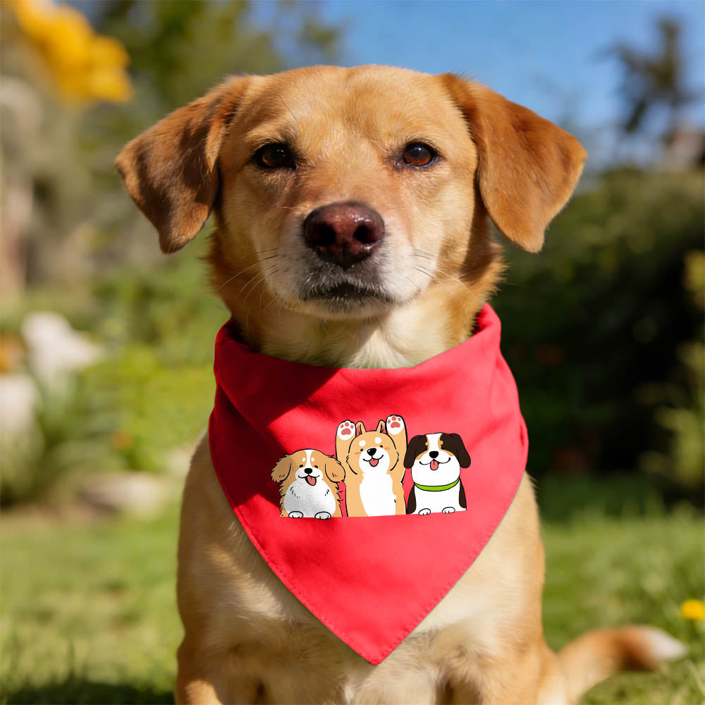 Solid Pet Triangle Scarf Free Shipping Usa