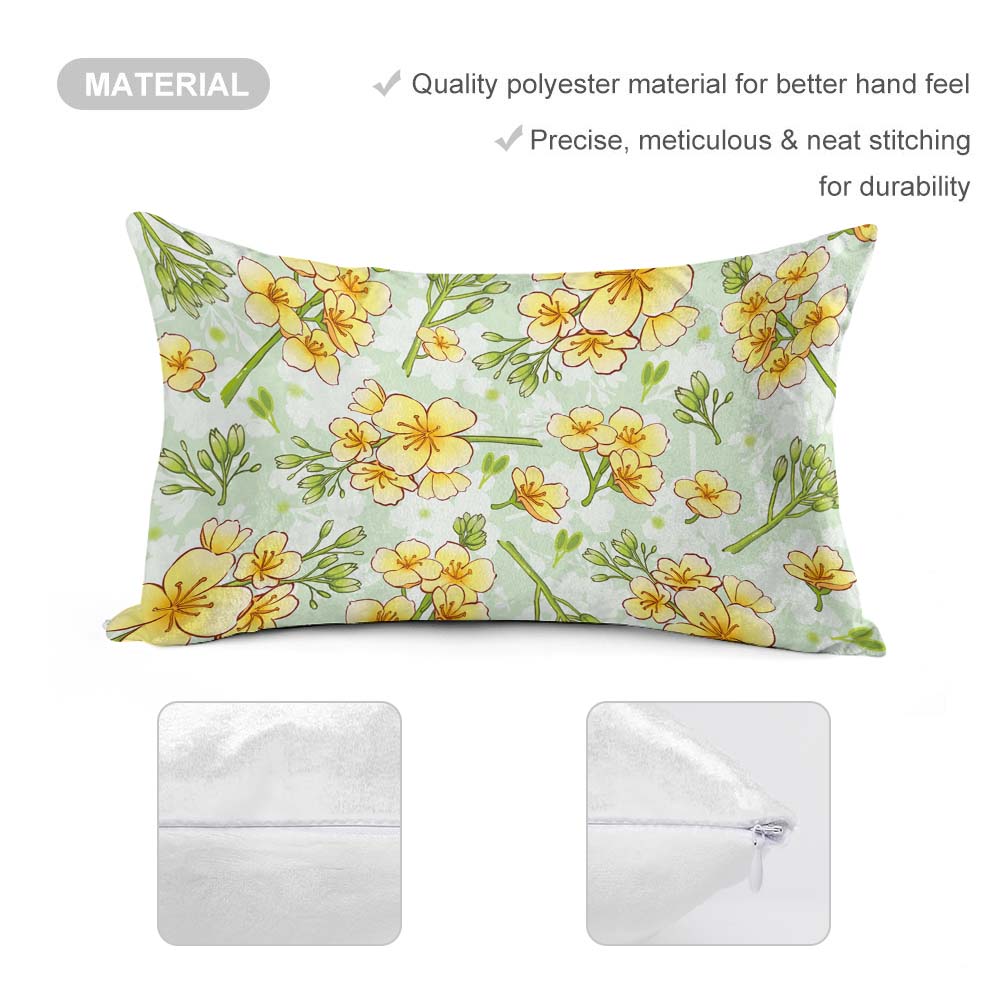 Velvet Long Pillowcase Single Tbb001 Us Ship