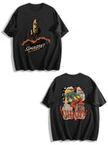 Double Sided Print Short Sleeve T Shirt Tbb001
