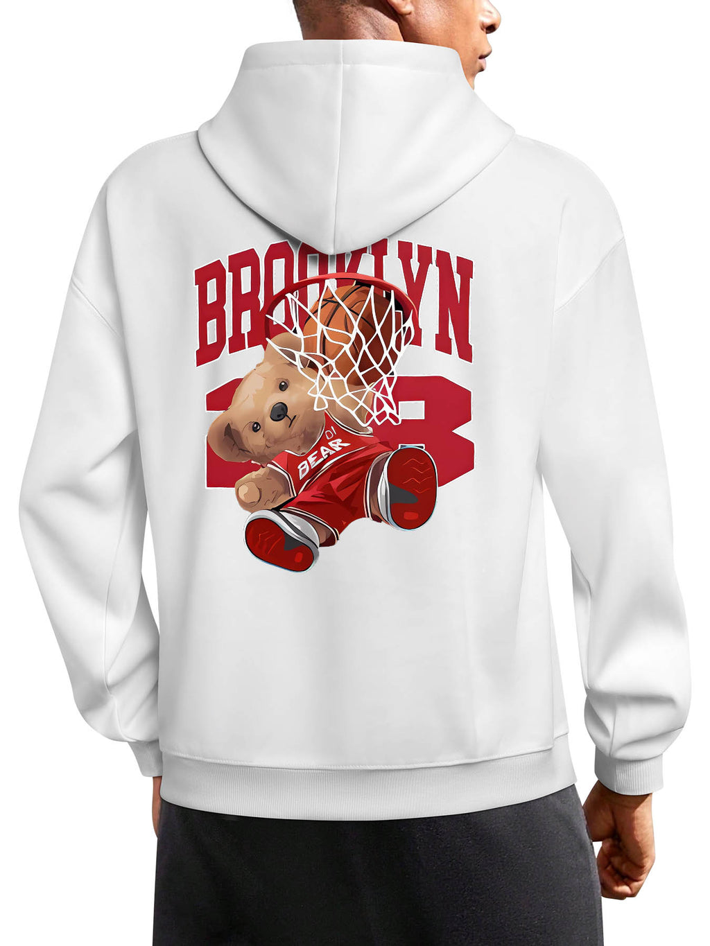 Japanese Hoodie Pullover Back Print Tbb001