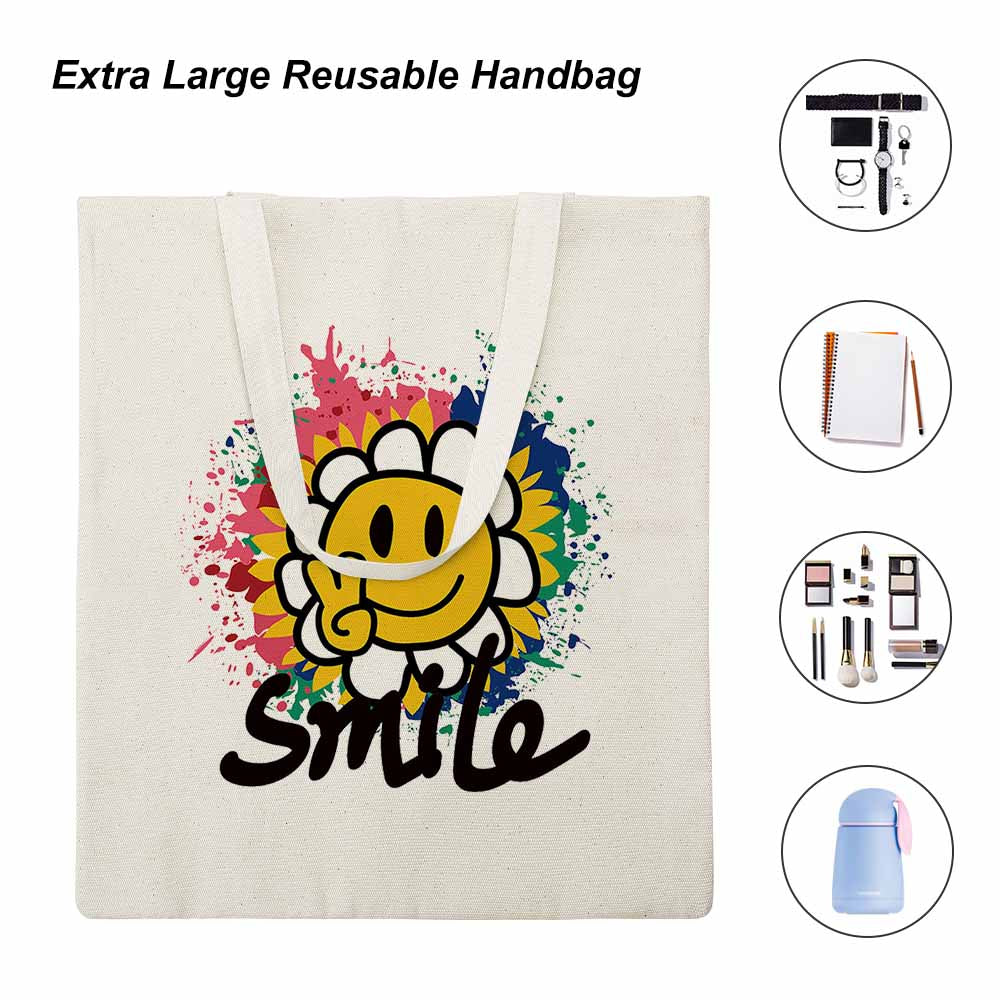 Canvas Tote Bag Xb004 Usa Direct Ship