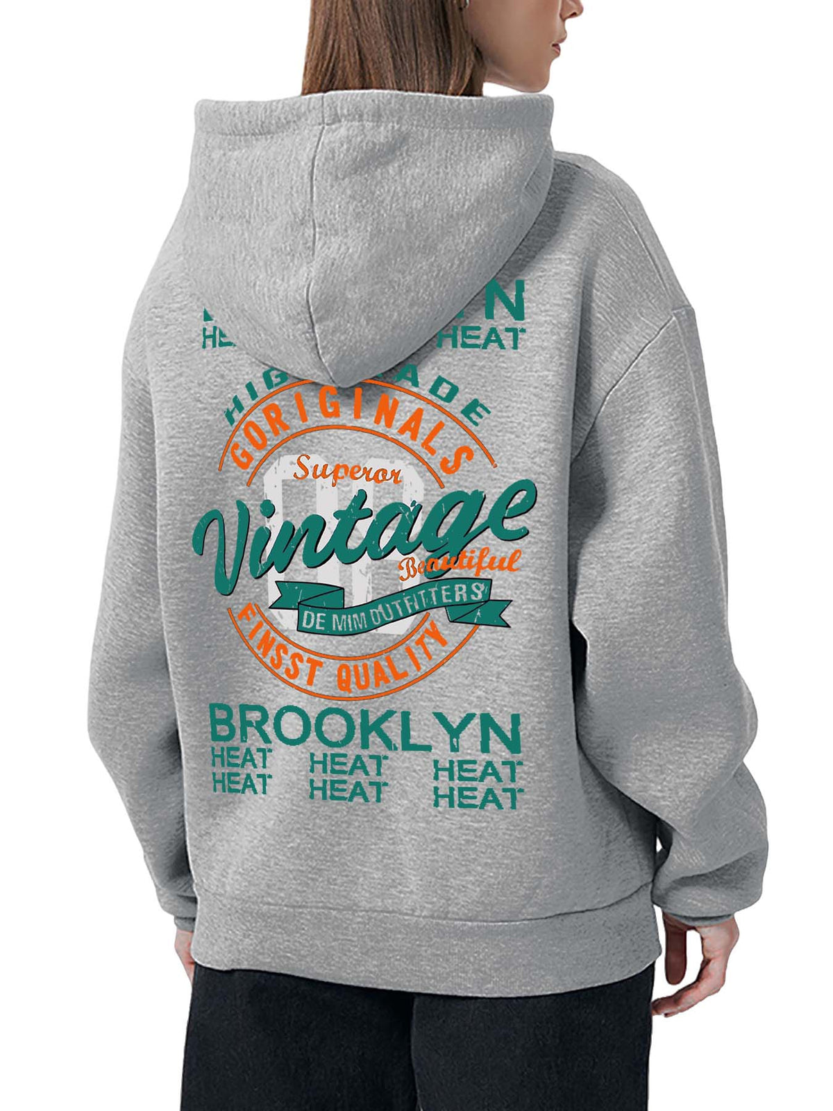 Mexican Thermal Hoodie Back Print Tbb001