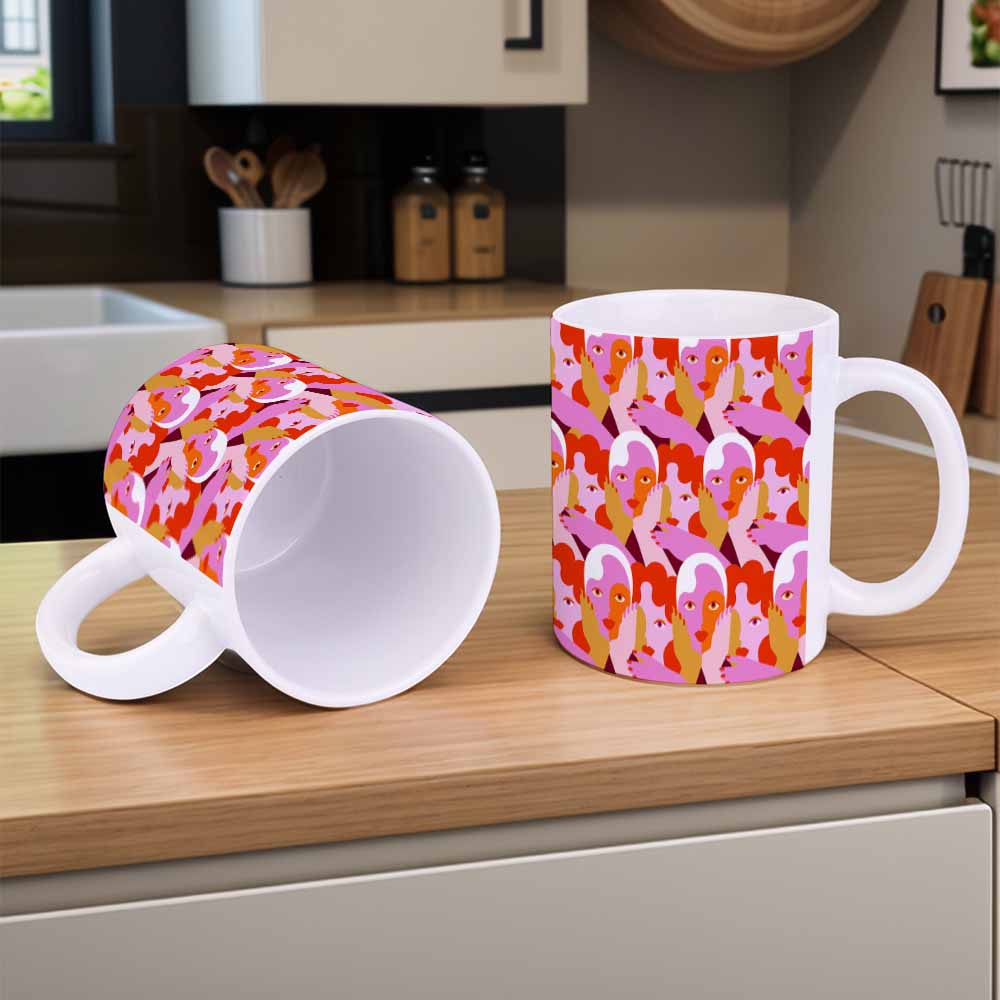 Full Color Print White Mug Us Direct Ship