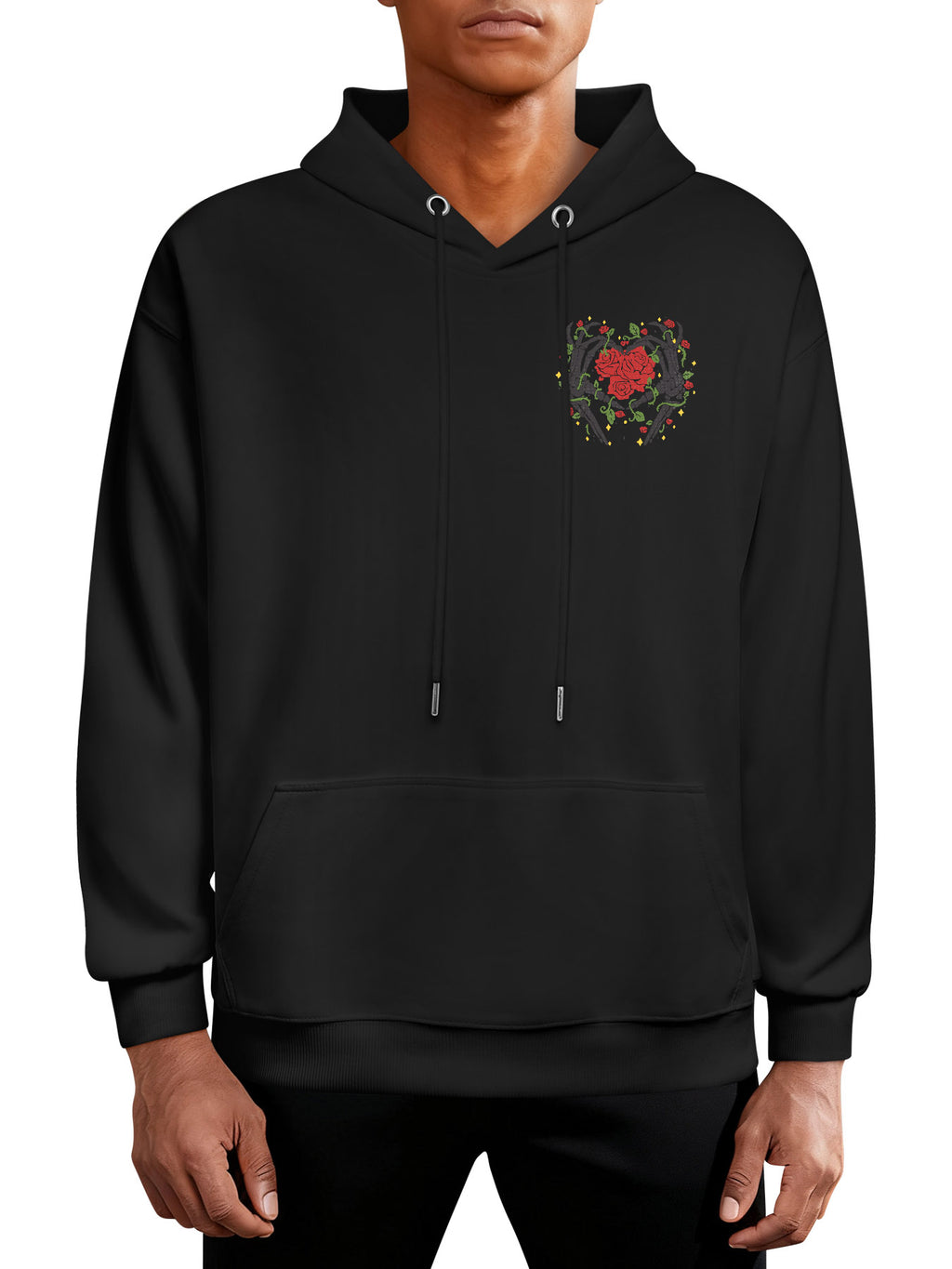 Left Chest Print Hoodie Japanese Direct Ship