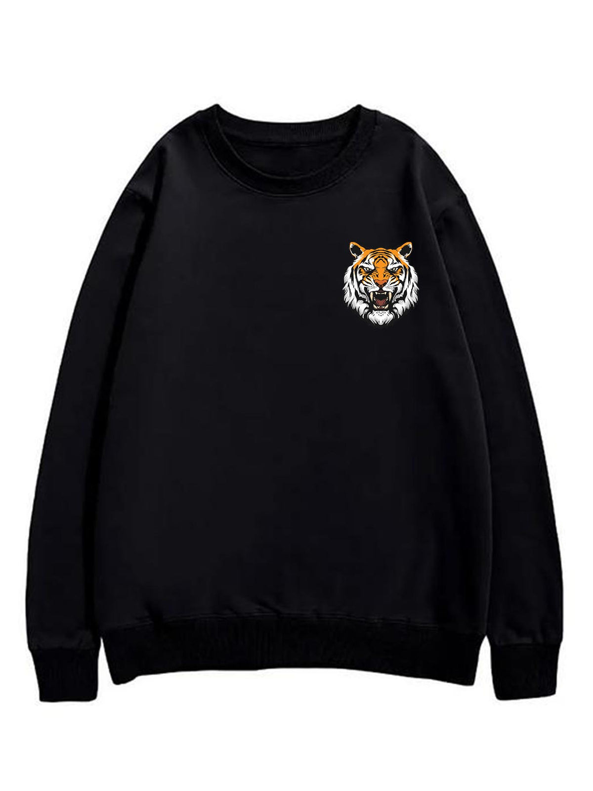 Round Neck Sweatshirt Single Sided Print Tbb001 Japanese