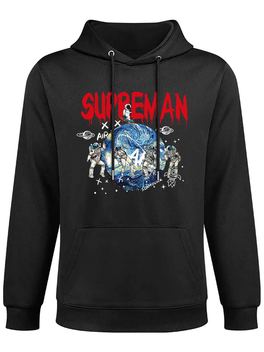 Fleece Hoodie Front Print Canadian Direct Ship