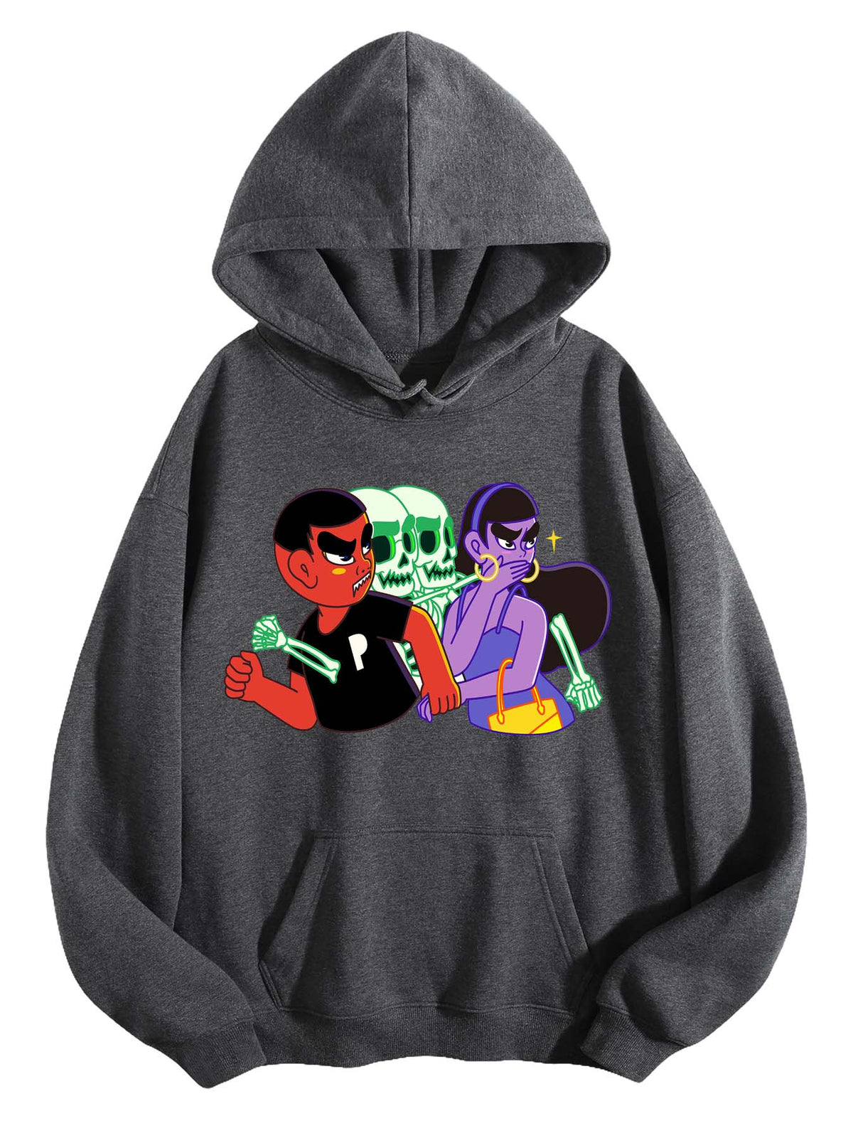 Hooded Pullover with Drawstring Tbb001 Us Ship