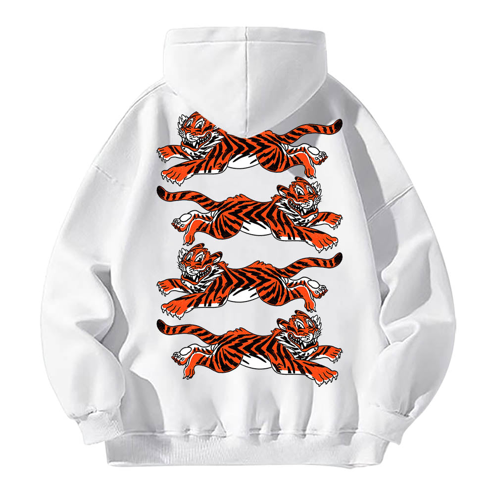 Hooded Sweatshirt Back Print Single Sided Tbb001