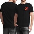 British Cotton T-Shirt with Left Chest Print