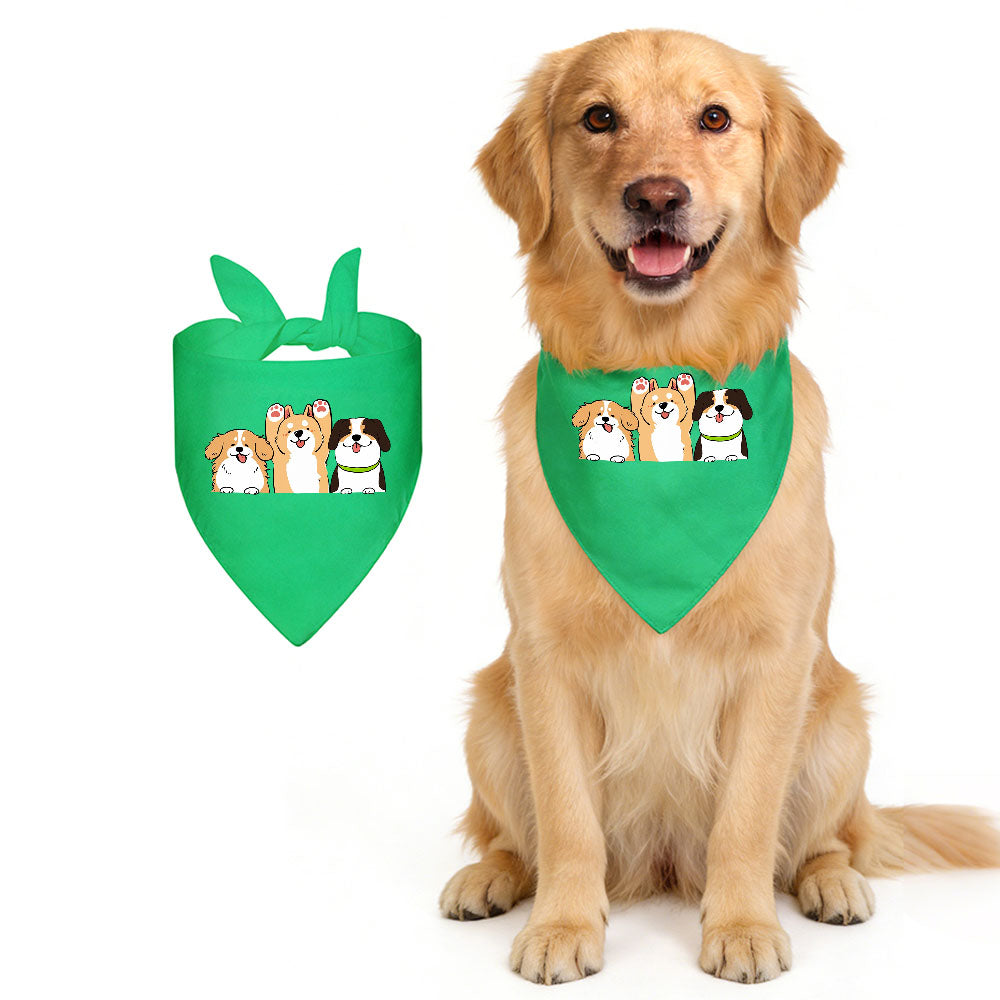 Solid Pet Triangle Scarf Free Shipping Usa