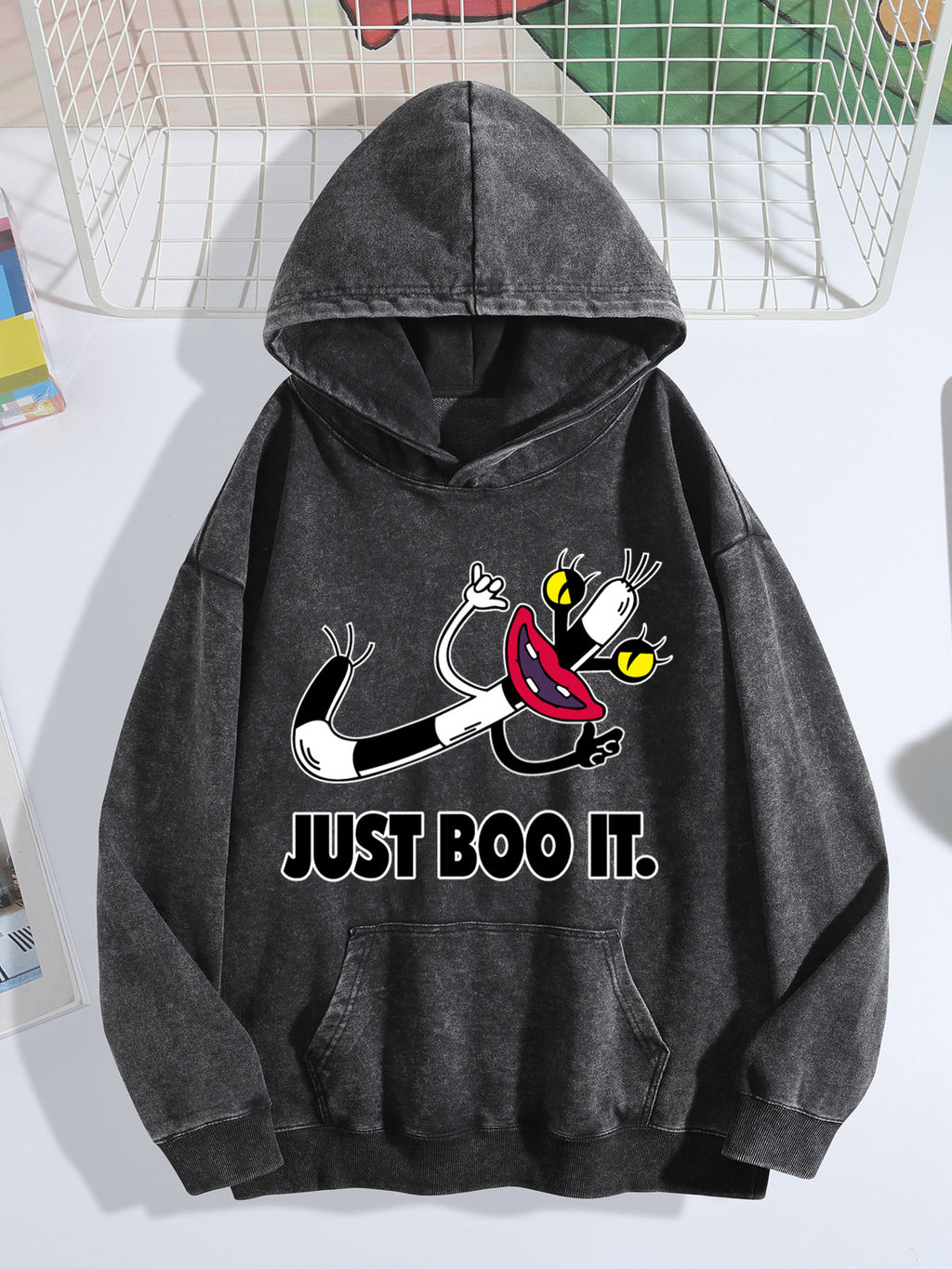 Faded Hoodie Single Sided Print Tbb001