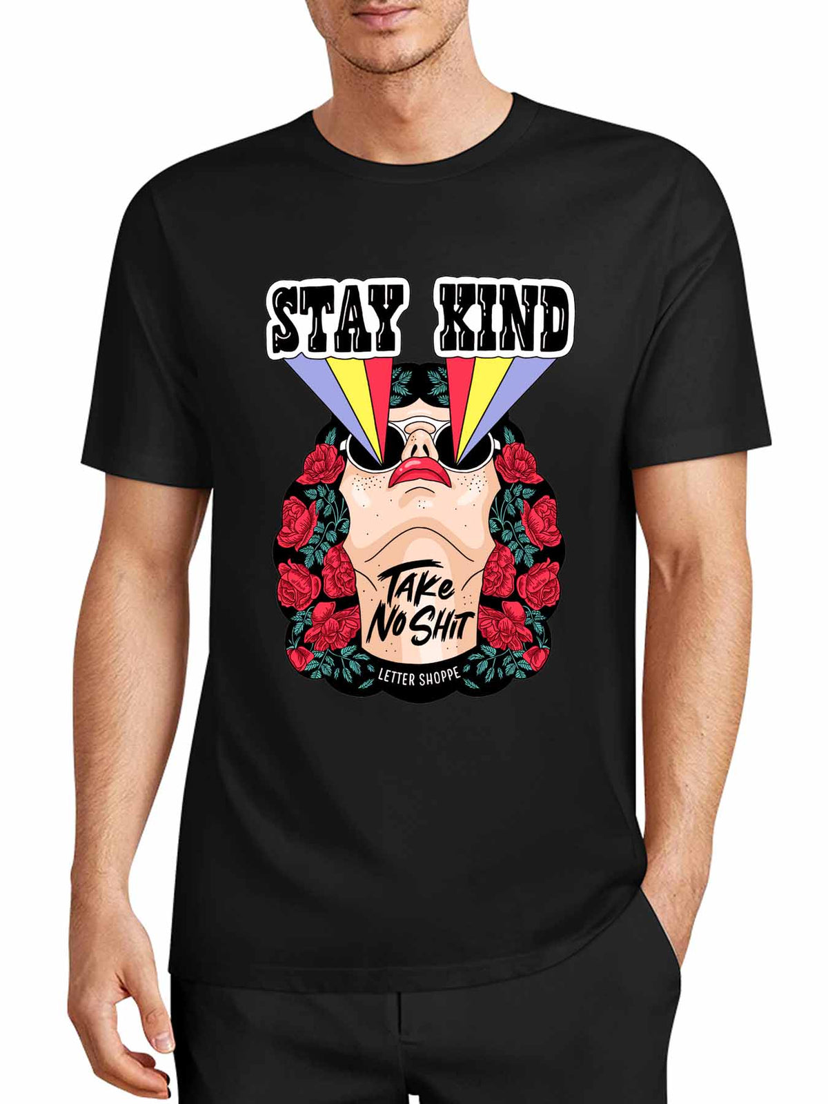 Cotton Short Sleeve T Shirt Single Sided Print