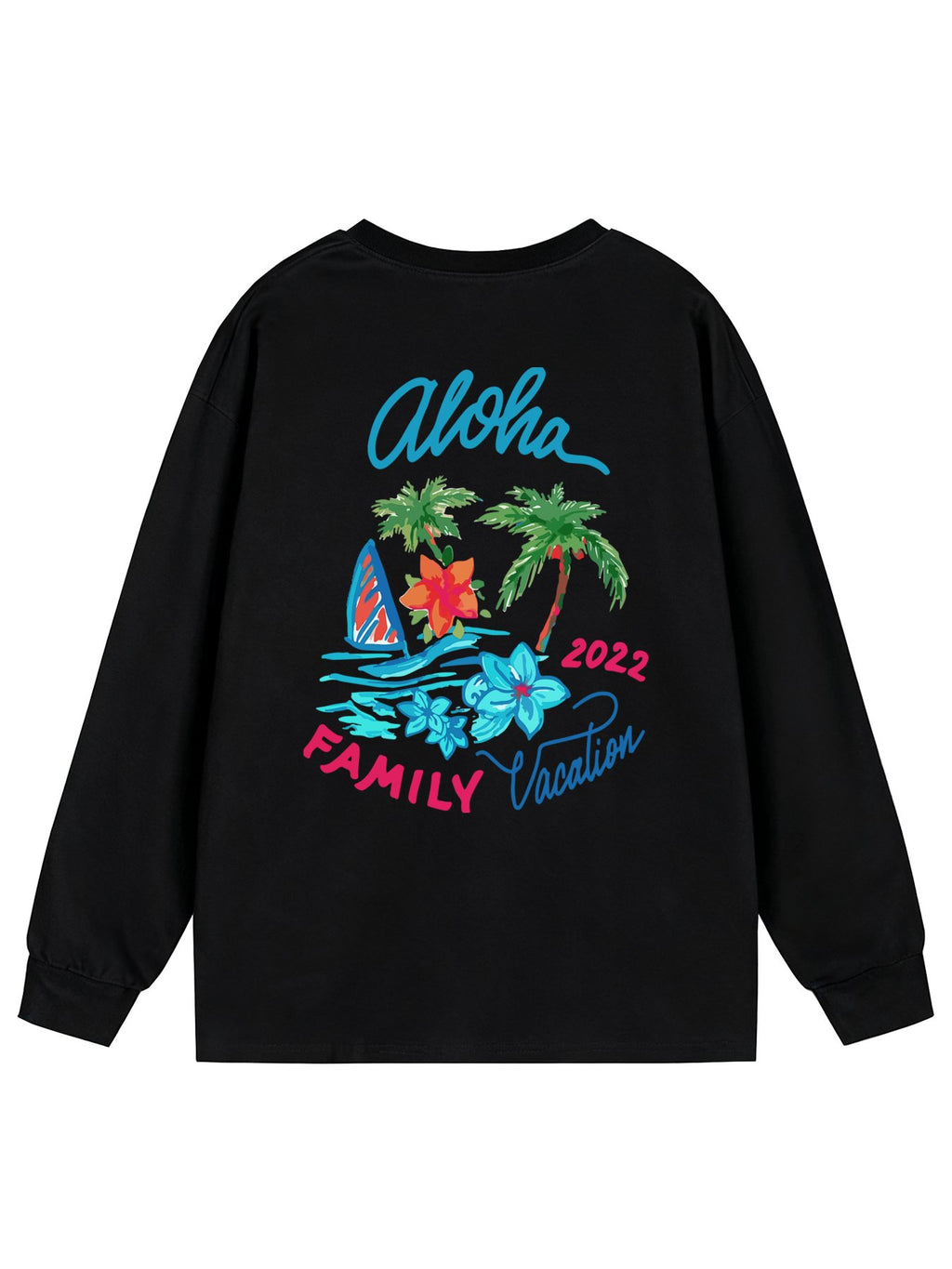 Cotton Long Sleeve Tee Single Sided Print Tbb001 Japanese