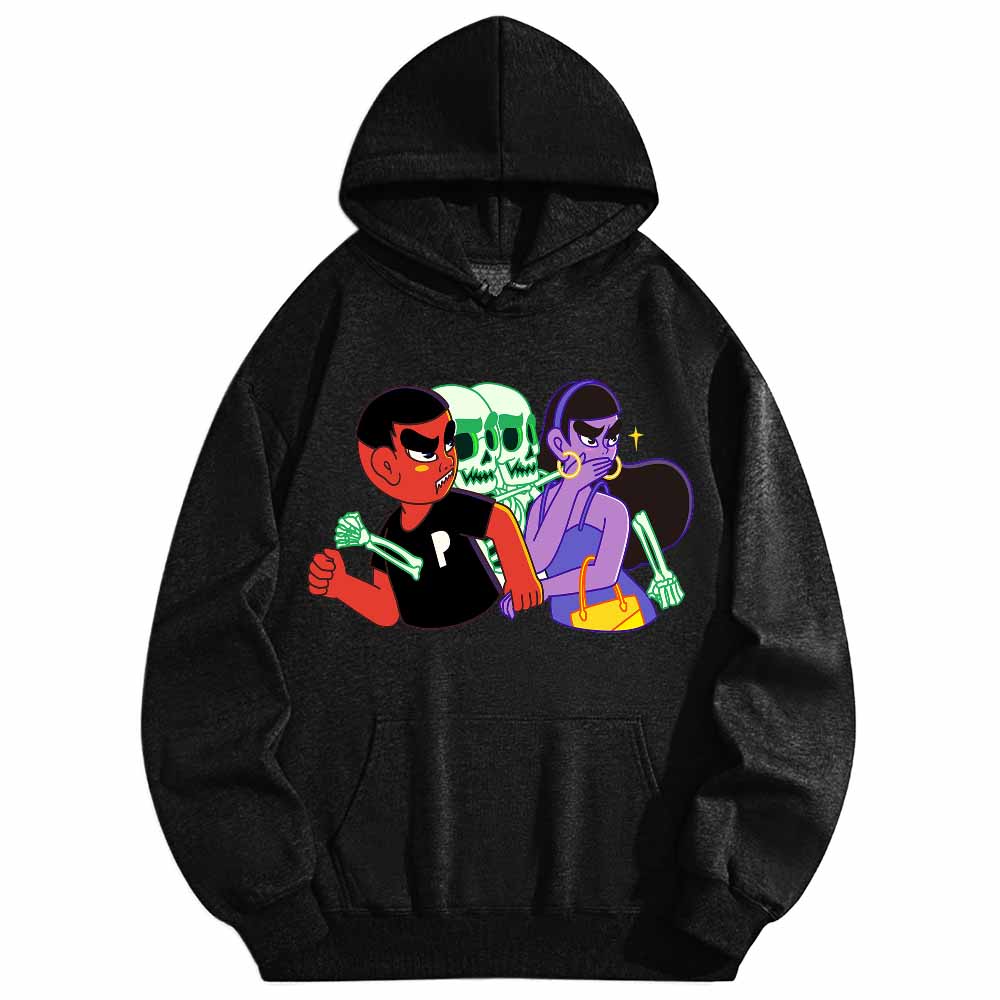 Hooded Pullover with Drawstring Tbb001 Us Ship