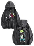 Faded Hoodie Double Sided Print Tbb001