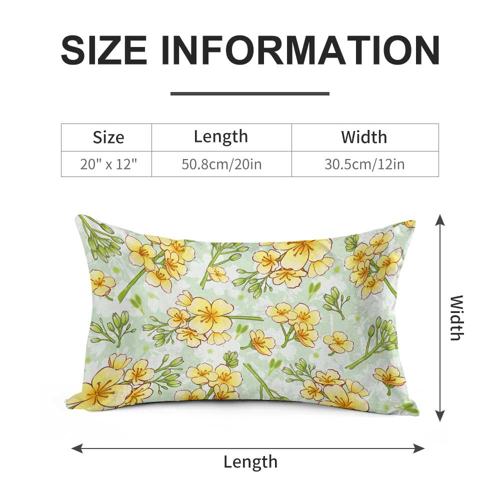 Velvet Long Pillowcase Single Tbb001 Us Ship