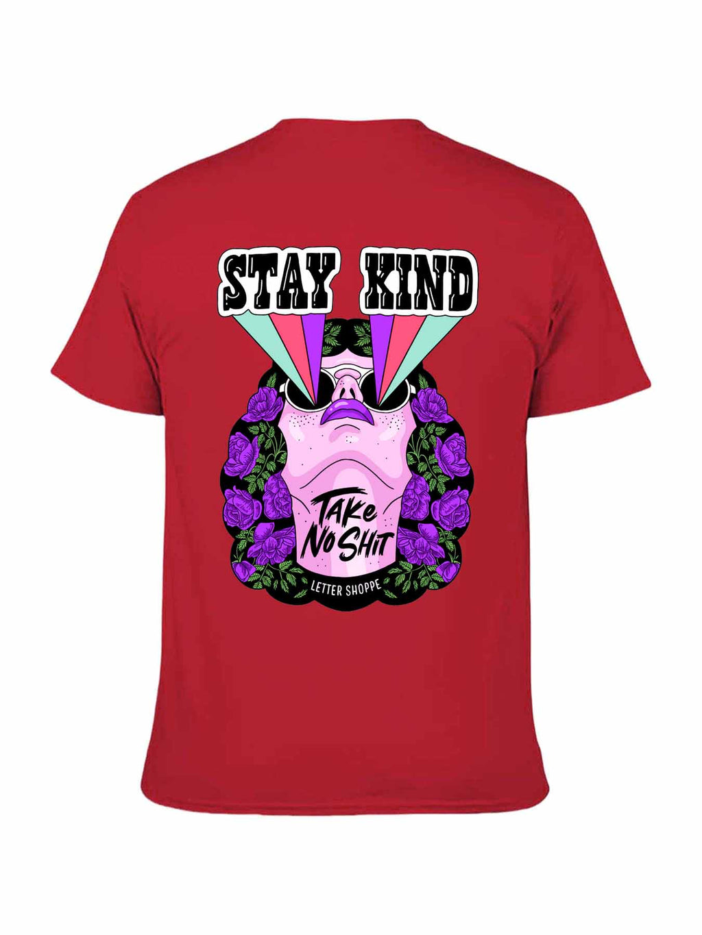 Cotton Short Sleeve Tee Single Sided Print Tbb001