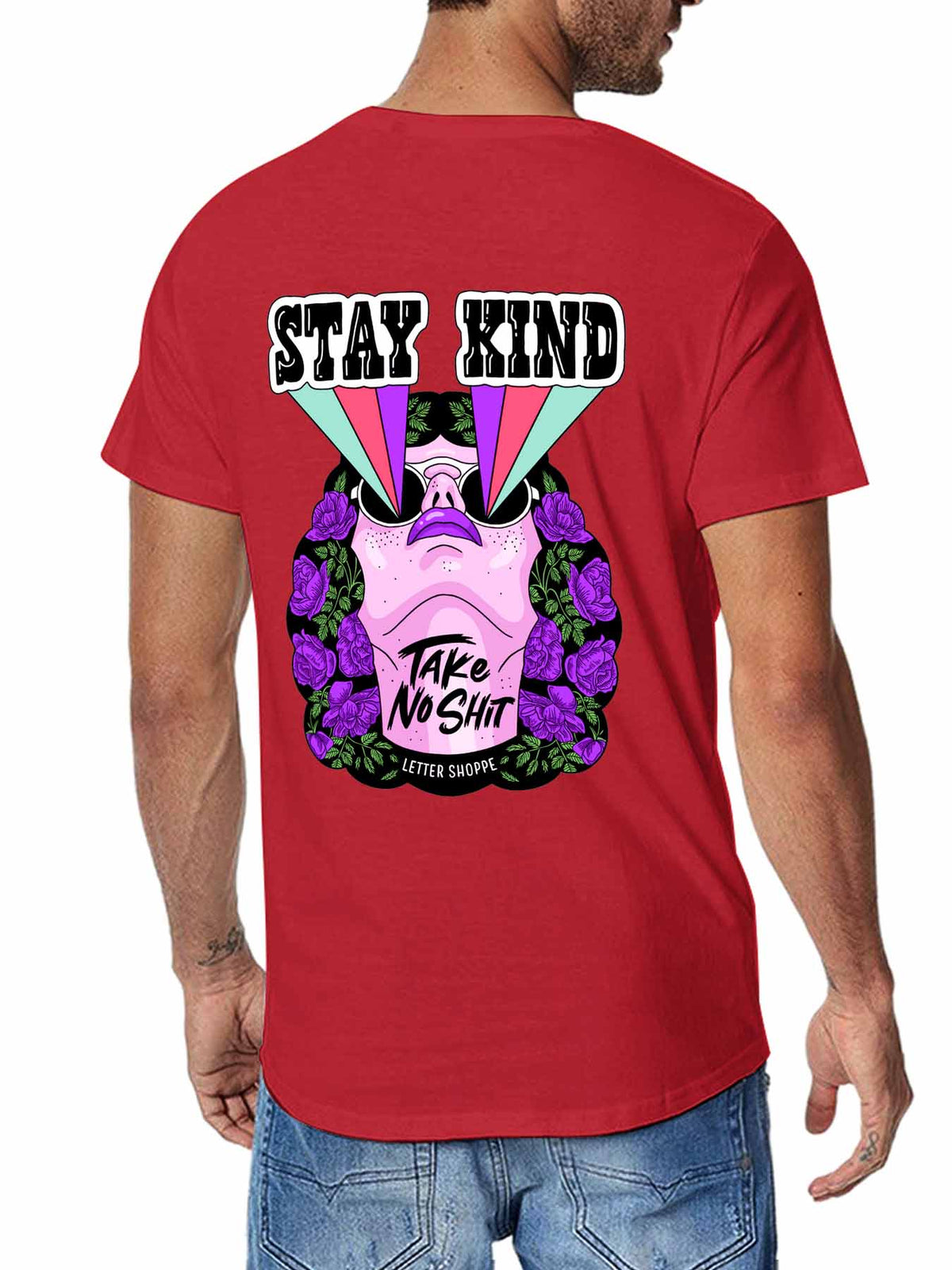 Cotton Short Sleeve Tee Single Sided Print Tbb001